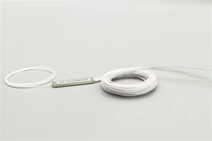 1x16 Plc Fiber Splitter โดยไม่มีตัวเชื่อมต่อ